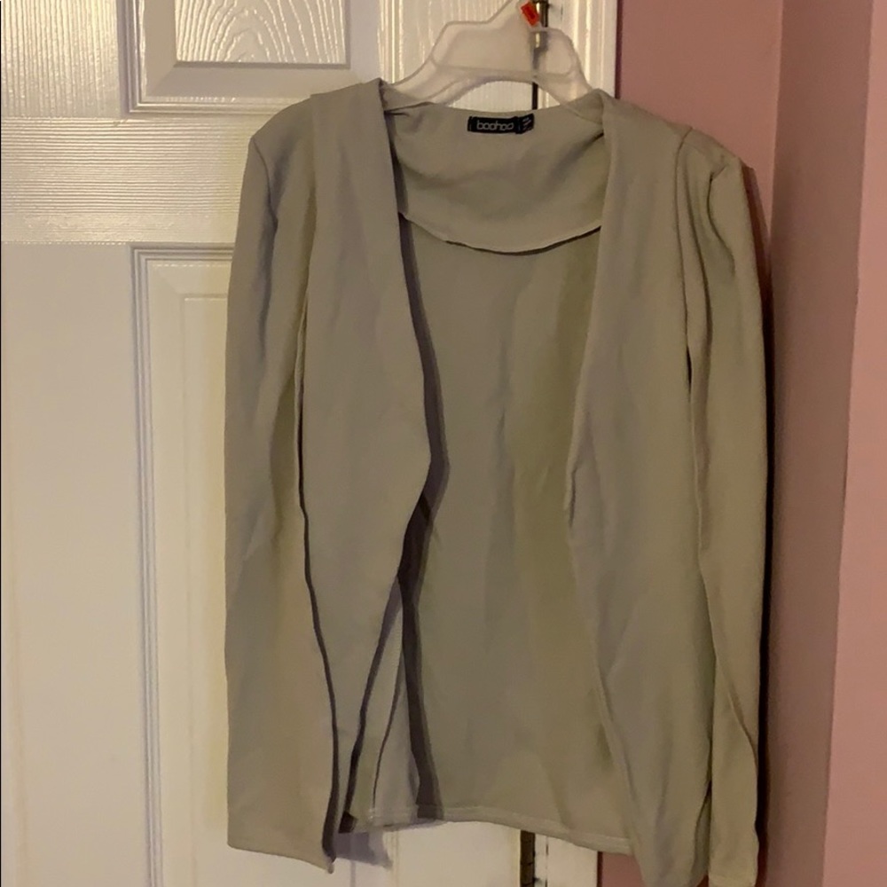 Cape blazer from boohoo
